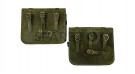 For Royal Enfield Bear 650 Genuine Leather Pannier Bags With Saddle Stays - SPAREZO